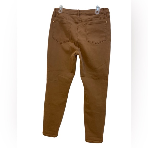 Judy Blue Brown Pants Women Brown 13/31 Slim Fit 31 Waist 32 Hips - Picture 8 of 9